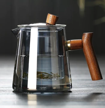 Glass Teapot Brewing Set for Home Use, Kung Fu Tea Maker, Thickened Heat-Resistant Tea Ware with Tea-Water Separation, 2026 New Model