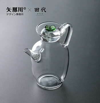 Tiandai Song-Dynasty Style Glass Pot, Heat-Resistant Teapot, Household Tea Brewing Set with Cups, Specialized for Green Tea, Small Green Citrus, and Kung Fu Tea