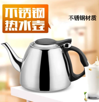 Stainless Steel Flat-Bottom Kettle for Induction Cookers - 304 Grade Small Teapot for Boiling Water and Tea Sets