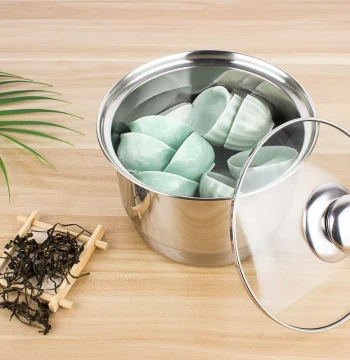 Stainless Steel Sterilization Pot for Electric Tea Stove, Dedicated Teacup Washer and Accessory for Tea Bar Machines
