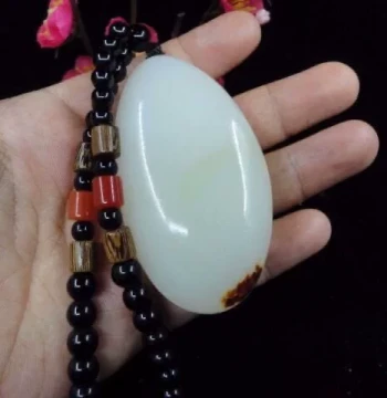 Authentic Natural Afghan Jade Raw Stone Hand Piece Afghan Jade Palm Stone Play Piece Bare Jade Stone with Skin Color