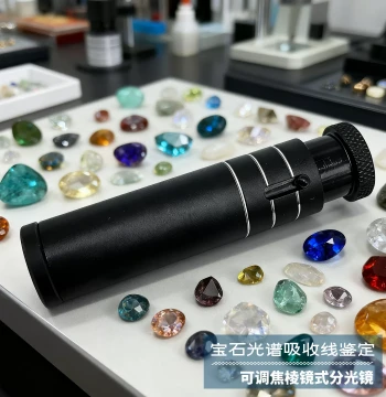 Best Handheld Adjustable Focus Prism Spectroscope for Gemstone, Jade, and Emerald Identification