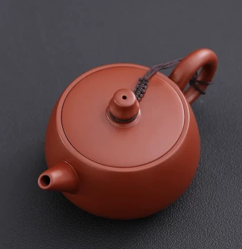 Da Hong Pao Zisha Teapot 200ml Na Piao Pot with Wide Mouth, Single-Serve Handmade Kung Fu Tea Set