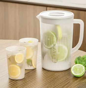 Large Capacity Cold Water Pitcher for Home, Heat-Resistant Food-Grade Plastic Cooling Kettle, Water Cup, Juice and Tea Beverage Bucket, Tea Brewing Pot