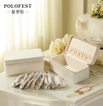POLO FEST2024 Collectibles Storage Box, Lightweight Luxury Portable Jewelry Box for Jadeite, Jade, and Agate Accessories