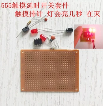 Electronic Component Identification and Soldering Practice Board Kit for Beginners, DIY Electronic Parts, Training Components, PCB Board