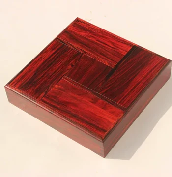Rosewood Jewelry Box Solid Wood Bracelet Bead Storage Vintage Organizer