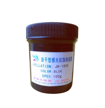 PCB Circuit Photoresist Blue Ink, Corrosion-Resistant Ink for Nameplates, Metal Etch-Resistant Ink, DIY Copper-Clad Board Photoresist Blue Ink