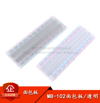 MB-102 Breadboard, Transparent Breadboard, Circuit Board, Experimental Board, Universal Board 165×55×10mm