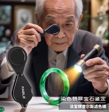 Fable Chelsea Color Filter for Hetian Jade, Jadeite ABC Dye Identification - Gemstone and Jewelry Testing Instrument