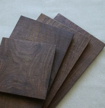 Yumu | Japanese Style Black Walnut Rectangular Brushed Texture Tray, Whole Wood Tea/Dining Plate, Handmade Solid Wood Tray