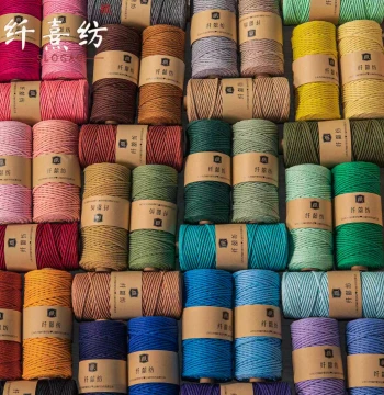 Cotton Rope 3mm 100m Colored Braiding Cord for DIY