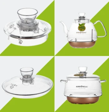 KAMJOVE/G7 G6 G8 G9 B7 B8 Glass Electric Kettle Lid and Base Set, Original Factory Replacement Parts
