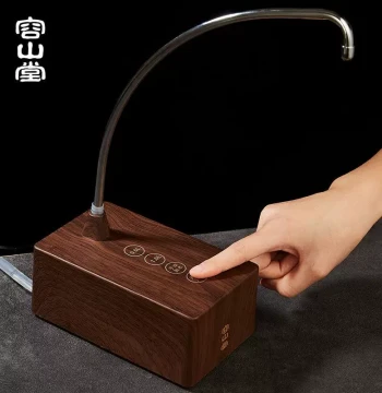 Rongshantang Electric Automatic Water Dispenser, Boiling Kettle, Tea Brewing Pot, Desktop Barrel Water Pumping System with Matching Tea Set