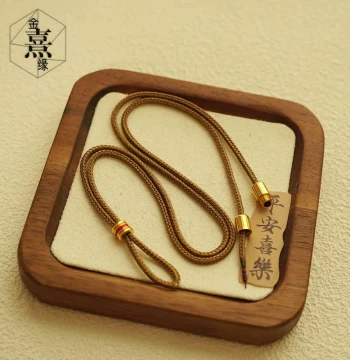 2.0mm Premium Braided Cord Necklace String, Same Style as Lao Pu, for Gold and Jade Pendants, Unisex