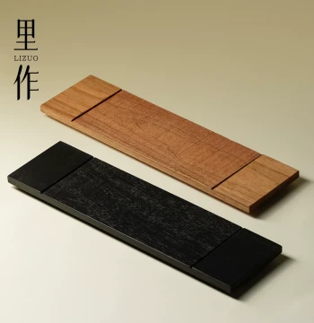 Lizuo Teak Rectangular Solid Wood Dry Brew Tea Tray Household Japanese Style Minimalist Small Tea Table Tea Tray Cup Holder Pot Stand