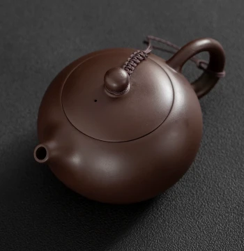 Zisha Teapot Purple Clay Xishi Pot 170ml Fengming Pot, Genuine Handmade Kung Fu Tea Set for Home Use