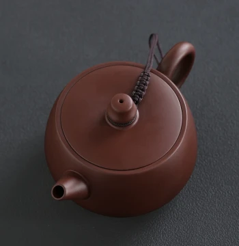 Aged Purple Clay Zisha Teapot 200ml Na Piao Style with Wide Mouth – Authentic Handmade Kung Fu Tea Set for Single Person Home Brewing