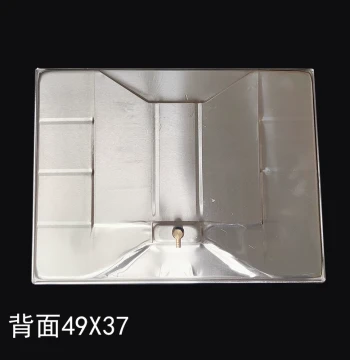 Tea Tray Drainage Pan, Stainless Steel Plastic Leak-Proof Water Collection Tray, Tea Table with Drainage Accessories for Embedded Drawers