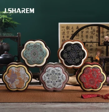 Premium Cultural Play Beaded Bracelet Crystal Display Box Jade Bangle Gift Box Chinese Style Jade Pendant Jewelry Box National Style