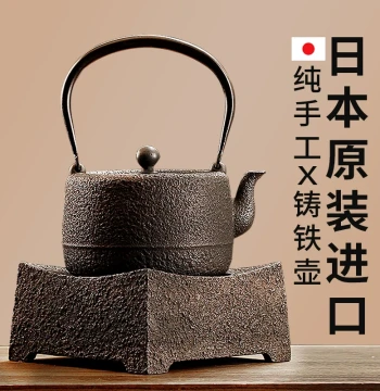 Xinlongtang Iron Teapot Japan Original Import Pure Handmade Cast Iron Tea Boiler Kettle Electric Ceramic Stove Japanese Tea Brewer