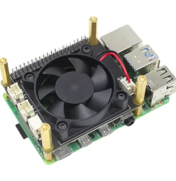 Raspberry Pi 4 Model B Cooling Fan – Heat Sink and Expansion Board for Raspberry Pi 4B/3B Motherboards