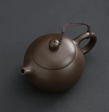 Zisha Teapot 250ml Xishi Pot Purple Clay Single Person Brewing Pot Pure Handmade Small Teapot Chinese Style Home Kung Fu Tea Set