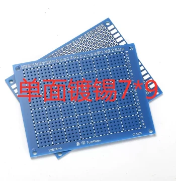 Single-Sided Tin-Sprayed Fiberglass Board 7*9CM Perf Board Universal Board Circuit Board Tin-Sprayed Board Experimental Board