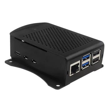 Raspberry Pi 3B/4B/5B Aluminum Alloy Case Raspberry Pi 4 Pi 5 Heat Sink Shell Fan Box