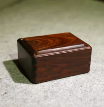 High-End Printed Rosewood Small Jewelry Box, Jade Seal Box, Bead Box, Pull-Out Wooden Storage Craft