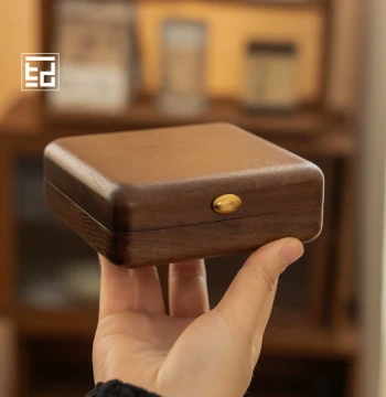 Solid Wood Bracelet Box for Gold Jade Emerald Bangles