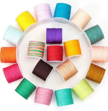 No. 72 Jade Thread Hand-Woven Rope Braiding Thread Beading String Pendant Cord Bracelet Red Rope Hand Rope DIY Materials
