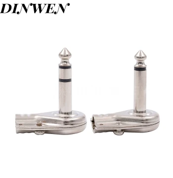6.5mm Mono Socket for Electric Guitar and 6.3mm Stereo Socket for Bass Effects Pedal - Output Plug Accessory