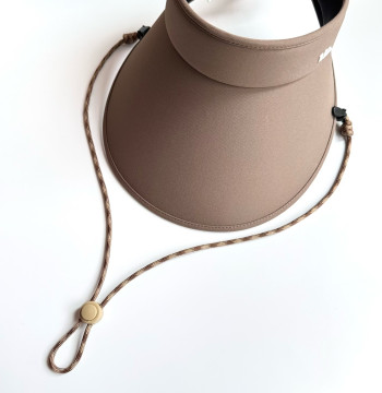 Handmade Braided Hat Special Windproof Rope Bucket Hat Sun Hat Banana Under Hat Fixed Clip Outdoor Travel Anti-Loss