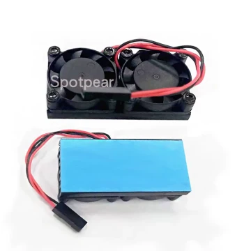 Motherboard Fan Dual Fan Heat Sink Module for Raspberry Pi 3B+/4B