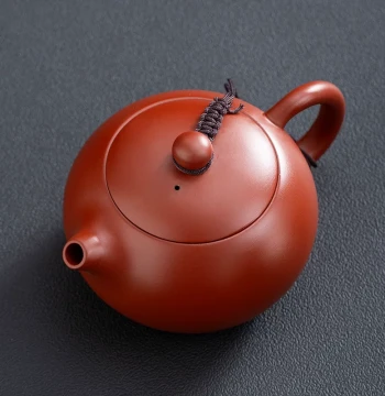 Zisha Teapot Fengming Pot Dahongpao Xishi Pot 250ml, Household Tea Brewer and Cup, Handmade Kung Fu Tea Set