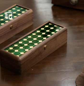 Exquisite Jewelry Storage Box for Men's Gold Buddha Plaques, Jadeite, Plain Jade Pendants, Agarwood Pendant Collection Small Wooden Box