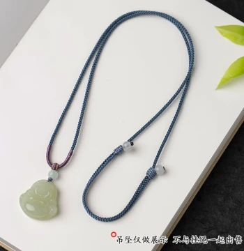 Pendant Cord for Gold, Jadeite, and Hetian Jade, Unisex Handmade Braided Rope for Safety Buckle Pendants