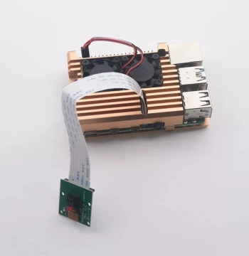 Raspberry Pi 4B Aluminum Alloy Case Gold Cooling