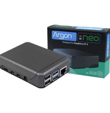 Raspberry Pi 4th Gen Raspberry Pi 4B Argon Neo Aluminum Alloy Case, Magnetic Heat Dissipation Box