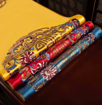 New Chinese Style Table Runner Zen Tea Mat Coffee Table Cloth Dining Table Embroidered Decorative Fabric TV Cabinet Dust Cover