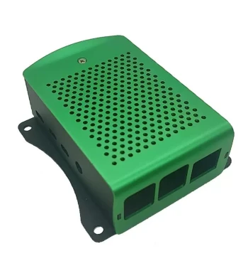 Metal Aluminum Alloy Case with Fan Cooling for Raspberry Pi 4