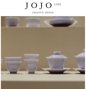 JOJO'S L. PD.Purple. Handmade Ceramic Purple Kung Fu Tea Set Sancai Gaiwan Brewing Teapot | Zenghui