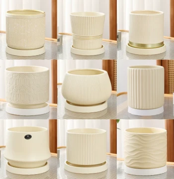 Clearance Ceramic Flower Pots - Dedicated for Green Plants, Nordic Minimalist Style for Home Use; Suitable for Phalaenopsis Orchids and Succulents
