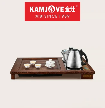 KAMJOVE K-220 Rosewood Solid Wood Tea Tray Tea Table Tea Serving Tray Home Living Room Fully Automatic Integrated Tea Set