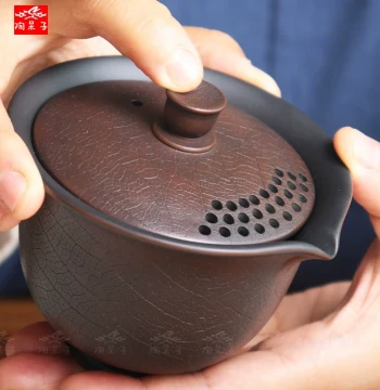 Yunnan Jianshui Purple Clay Pure Handmade Teapot - Fully Handcrafted Gaiwan, Sancai Bowl, Handle Pot, Chinese Style Heat-Resistant Design