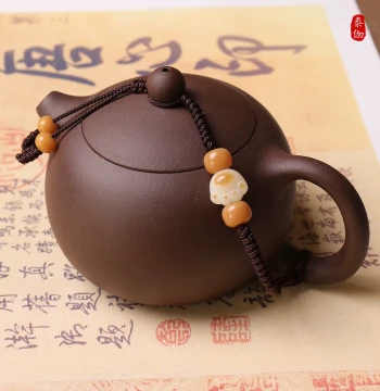 Original Bodhi Lucky Cat Handmade Braided Kung Fu Teapot Rope Zisha Teapot Lid Tie Teapot Cup Binding Rope