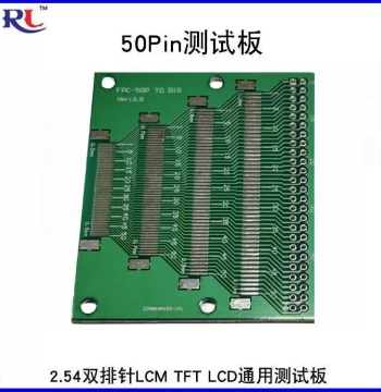 FPC 50-Pin Adapter Board, Pitch 0.5-1.2MM to 2.54, Multifunctional Prototype Board for Testing