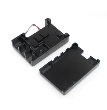 Raspberry Pi 4 Model B Aluminum Alloy Case Motherboard Dual Fan Cooling Protective Shell Box