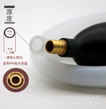 Universal Bakelite Tea Tray Drainage System - Water Guide Pipe, Downspout, Soft Outlet Hose, Elbow Connector, and Tea Ceremony Accessories